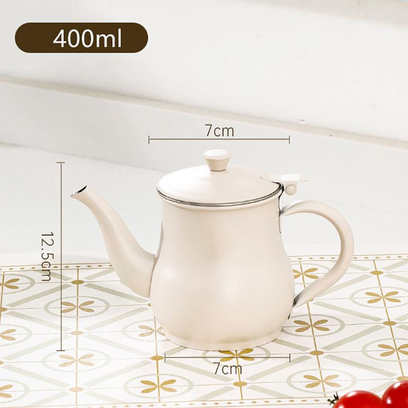 

Масляный контейнер, дозатор масла со съемным фильтром, сепаратор масла, емкость для хранения жира для домашнего кухонного дозатора 400ml