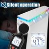 Console Cooling Fan with Dust Cover Colorful LED Light for PS5 Console Disc Edition & Digital Edition Silent Absorb Fan Cooler with 2 USB Port