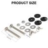 General Use Toilet tanks Repair set with Extended Steel Nuts & Rubber Washers Toilet tanks Mounting for Secure Sealing