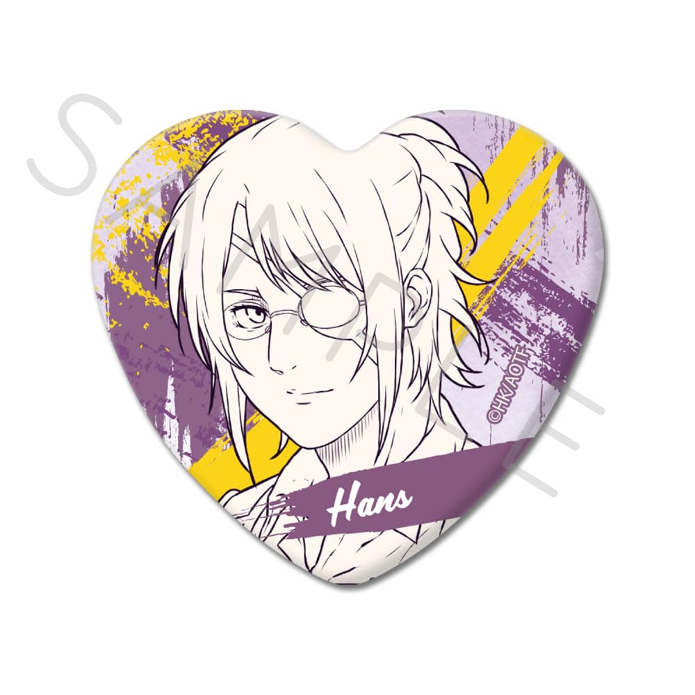 

TV Anime on Titan The Final 9th Can Badge WF Attack Season [Hanji] Heart-shaped