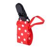 Baby Pacifier Clips Safety Universal Teething Toys Holder Leash for Infants ToddlersRed / Dot