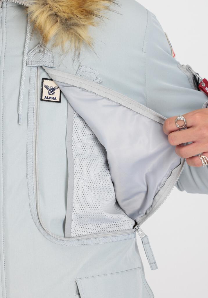 Зимняя куртка Alpha Industries Polar Jacket (123144) пастельно-серый