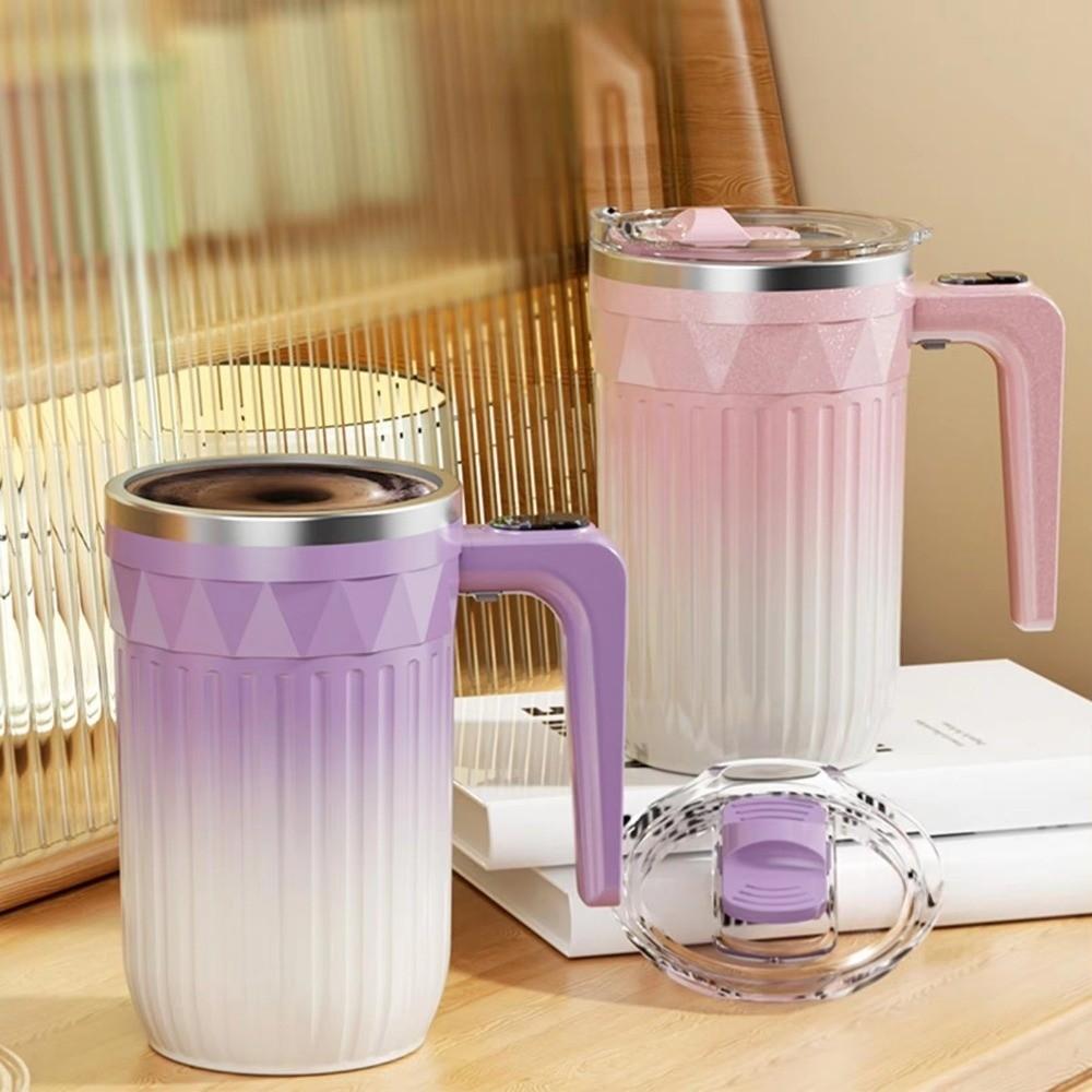 Rechargeable Heating Mixer Cup 450ml Espresso Cup Creative Mocha Tea Mug  Afternoon Tea