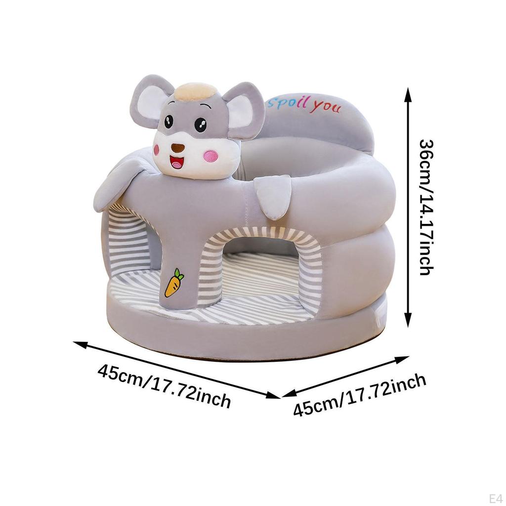 Baby Seat Chair Learning Sitting Support Sofa for Floor Car Indoor Penguin