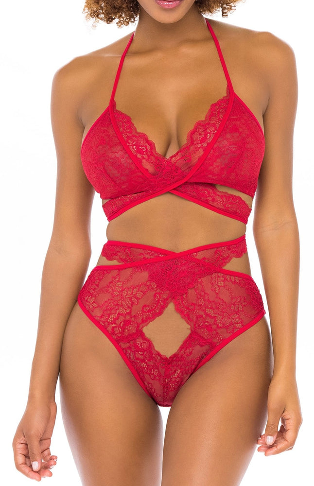 Charlena 2 Piece Red Set - Oh Là Là Chéri - Sets