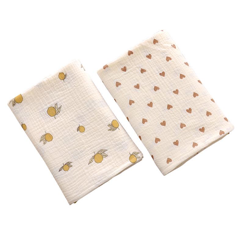 Baby Bath Towel: Pure Cotton Absorbent Gauze Swaddle, Summer Blanket, Infant Wrap