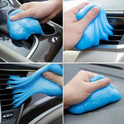 70g Auto-Reinigungspad, Kleber, Pulver, Reinigungsgel für Autoinnenraum-Reinigungswerkzeug, Reinigungsgel, Autowaschschleim, Automobil-Reinigungswerkzeug