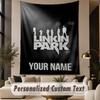 Benutzerdefinierter Text Wandteppich Linkin Park Druck Wandteppich Innen Wohnzimmer Wanddekoration