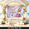 1pc Floral Party Backdrop - Room Wall Decor