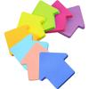 Vibrant Sticky Notes with Strong Adhesive - Tearable, Reusable, Fluorescent Memo Pad for Students and Offices