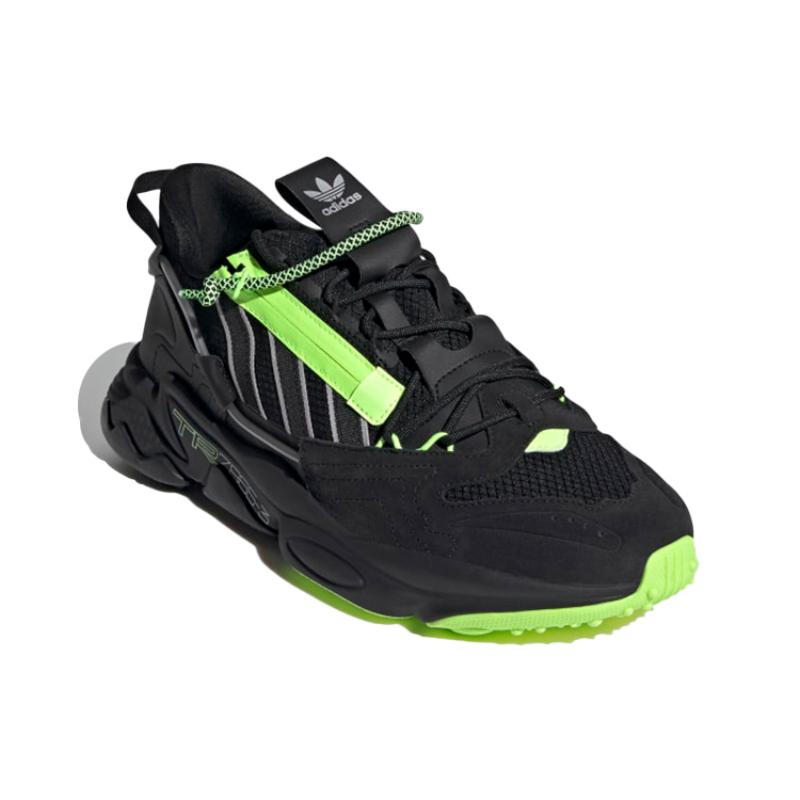 Adidas Ozweego Zip 'Black Signal Green' Sneakers GZ2643