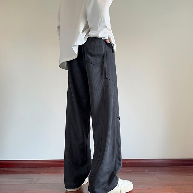 Jeanswest Men's Fall American Style Loose Straight-Leg Casual Pants