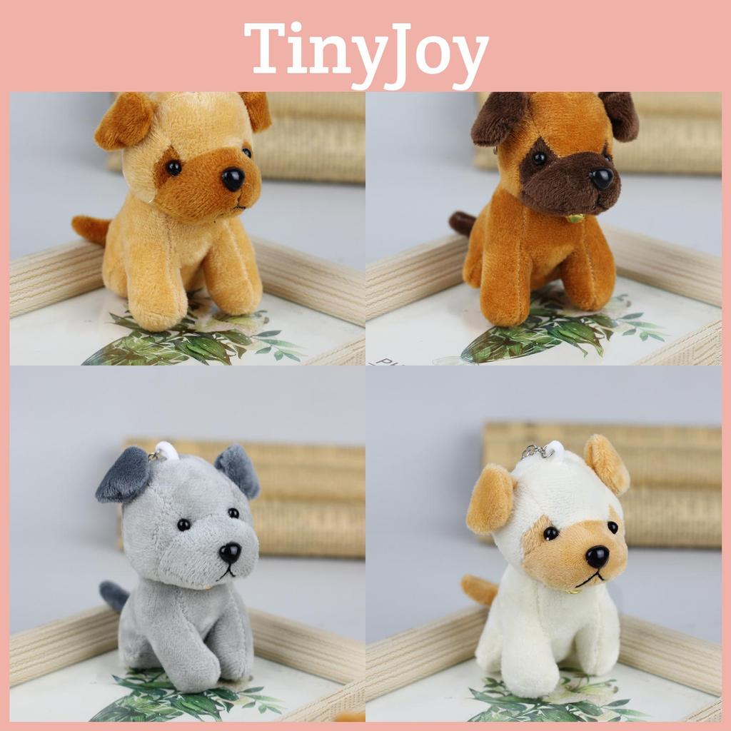 Cute Little Wolfdog Plush Toy Realistic Husky Puppy Stuffed Animal Doll Keychain