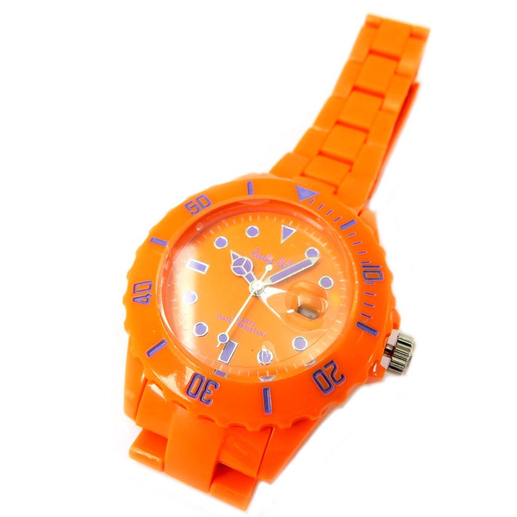 Les Trésors De Lily [P3255] - 'lady Lili' Orange Designer Watch