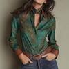 2025 Trendy Patchwork Women's Shirt