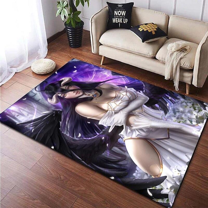 Hot Anime Sexy Girl Beauty Bedruckter Teppich für Wohnzimmer Rutschfester Teppich Schlafzimmer Moderne Heimdekoration Boden Yoga-Matte