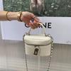 Premium new lock small bag women's fashion chain messenger bag portable shoulder bucket bag