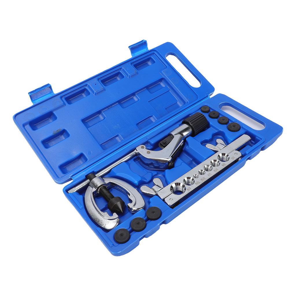 Flaring Tool Kit Multifunctional Metal Accurate Brake Line Flaring Tool Kit for Pipeline Installation and Maintenance