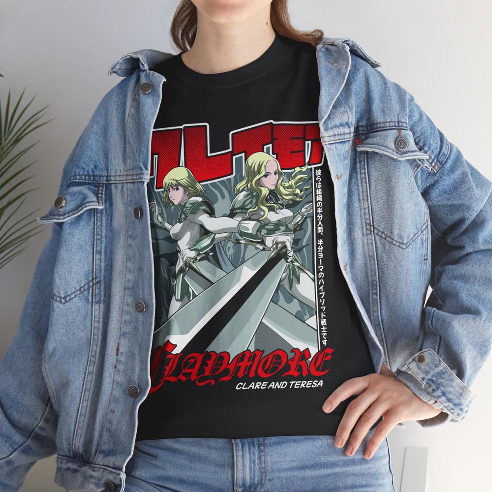 

Claymore Clare T-shirt Kawaii Funny Girl Anime Manga Gift Shirt All Sizes S
