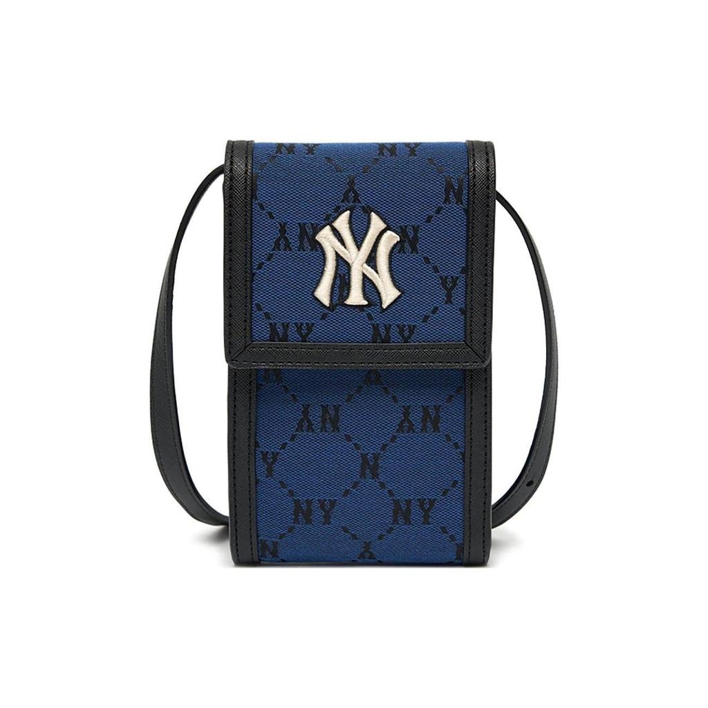 MLB Monogram Series NY Yankees Retro All Over Print Accessory Small Bag Unisex Shoulder Bag Midnight-Blue 3ACRH011N-50BLD