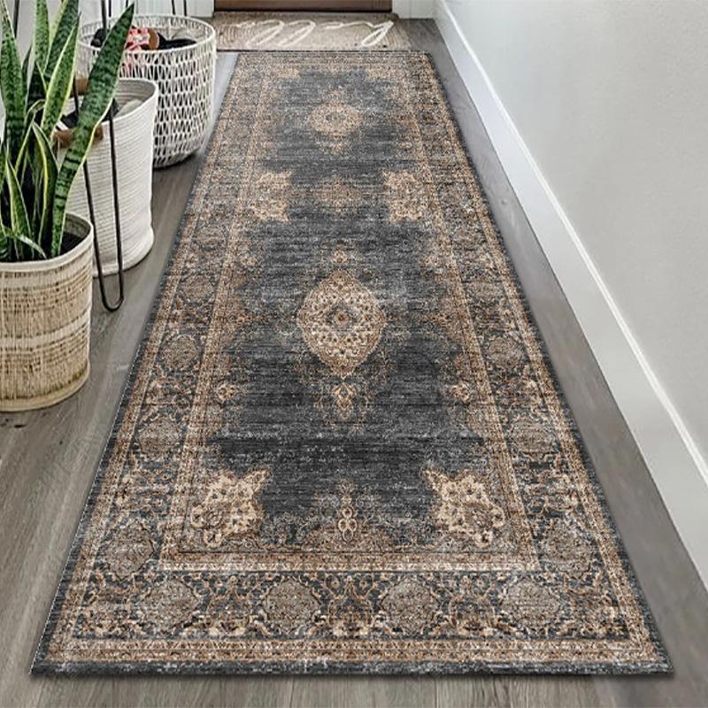 Moroccan Style Runner Corridor Carpets for Hallway Living Room Home Anti-skid Entry Floor Mats Hotel Lobby Stairway Area Rugs