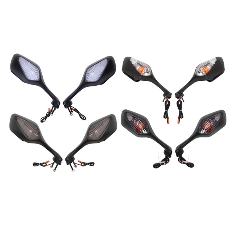 For GSXR600 GSXR750 GSXR1000 K8 K9 Rear View Mirror Reversing Mirrors Antiglare