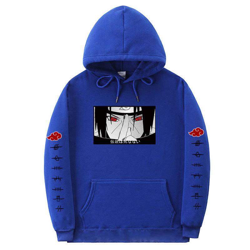 Podzim Zima Naruto Itachi Uchiha Pulovr s potiskem Unisex Mikina Pulovr s dlouhým rukávem