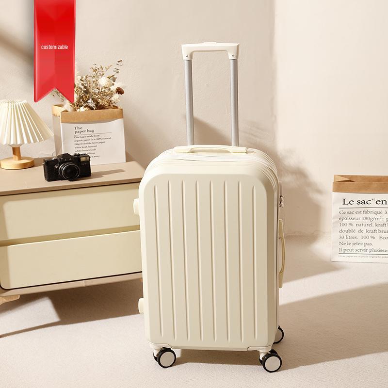 20-Inch Multifunctional Carry-On Suitcase with Logo Option - Fresh Design for Women, Students, and Men with 24-Inch Version and Combination Lock.