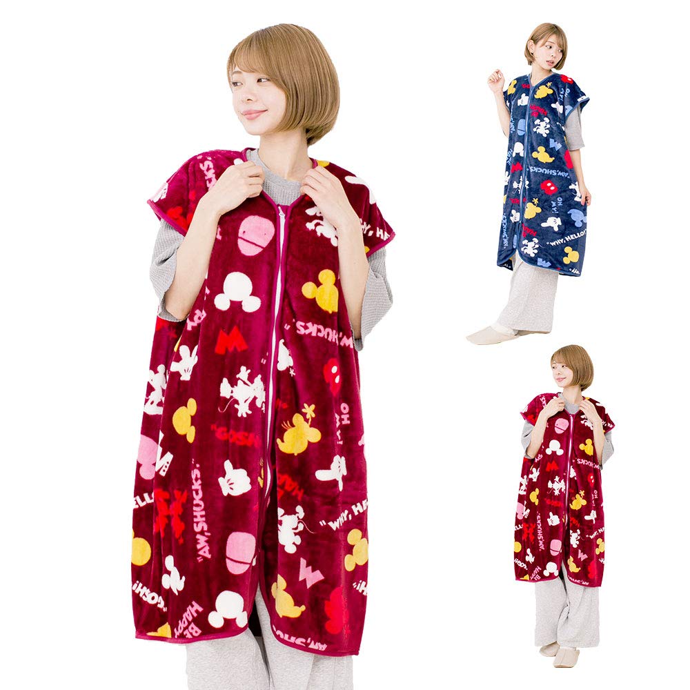 

Дисней Теплый продукт по контракту с Диснеем, изготовленный из микрофибры Подходит как для взрослых, так и для 70 x 100 Спальник, одеяло. дети, см, Вино.