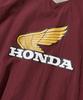 PHYPS MOTORCYCLE Vintage Logo Speed Track Nylon Long Sleeve Burgundy