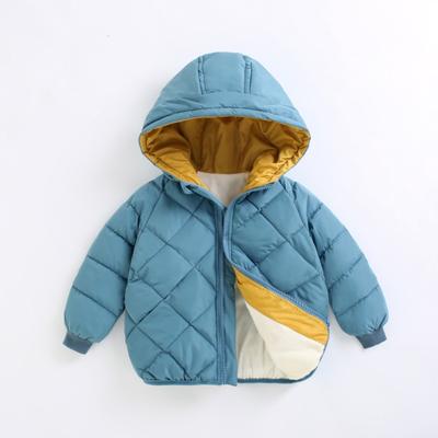 Kinder Baby Daunen Baumwolljacke Plus Samt Warme Baumwolljacke