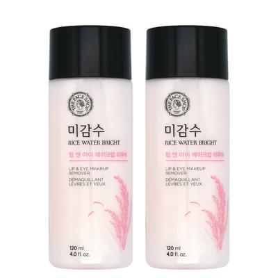 Reiswasser Helle Lippen- und Augen Make-up-Entferner 120ml 2 Stück