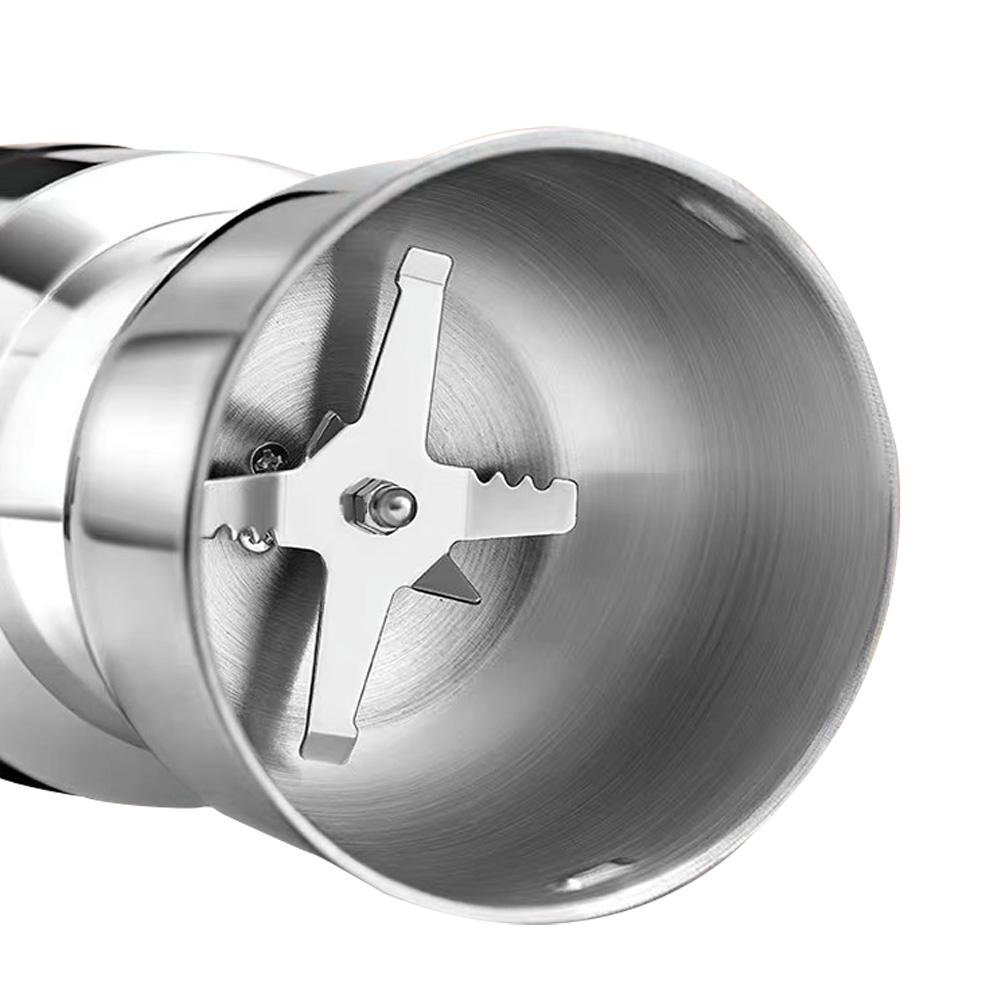 Electric Stainless Steel Coffee Bean Grinder Nut Spice Mixing Grinder 350ml Large Capacity Coffee Grinder Restaurants Household