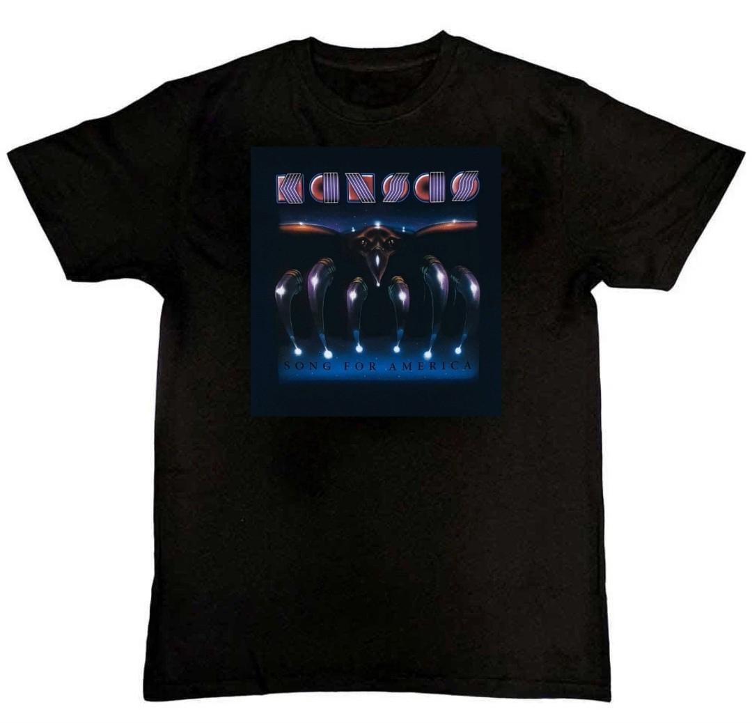 Kansas Band Song For America Tour Graphic Mens T-Shirt XXXL