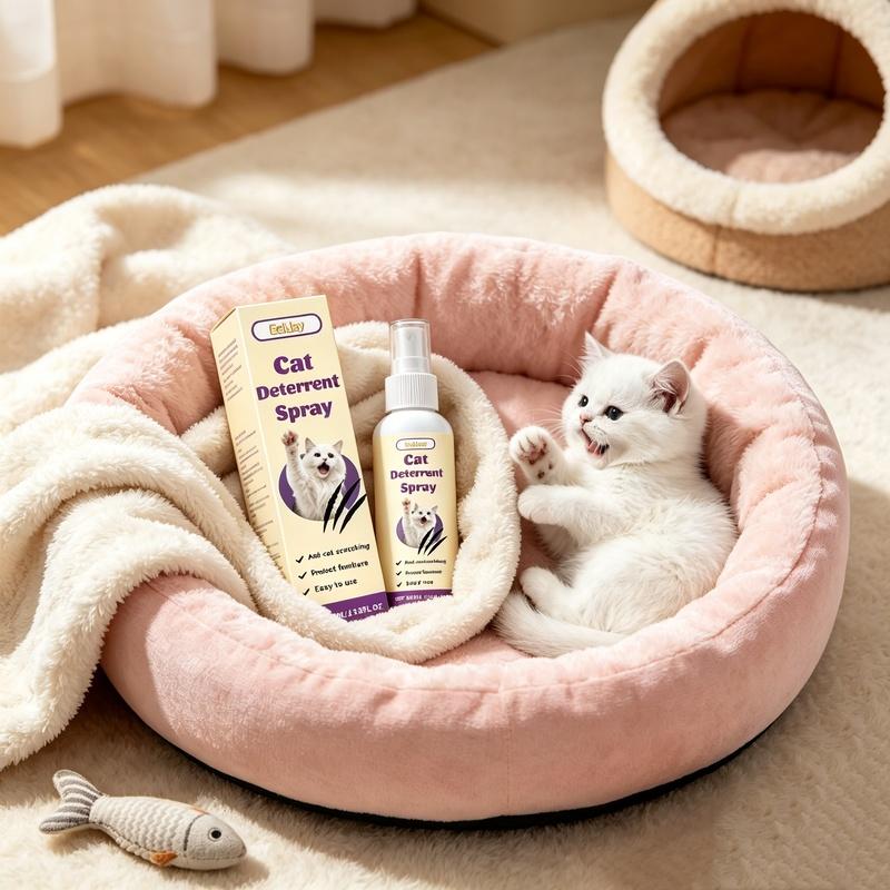 Cat Scratch Deterrent Spray No Stimulation Natural Anti Scratching Training Aid Sofa Furniture Protector Cat Anti Chewing Sprays