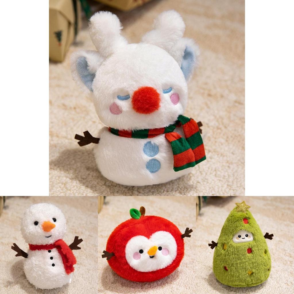 Santa Claus Stuffed Toy Christmas Plush Doll With Crystal Super Soft Material For Festive Decor