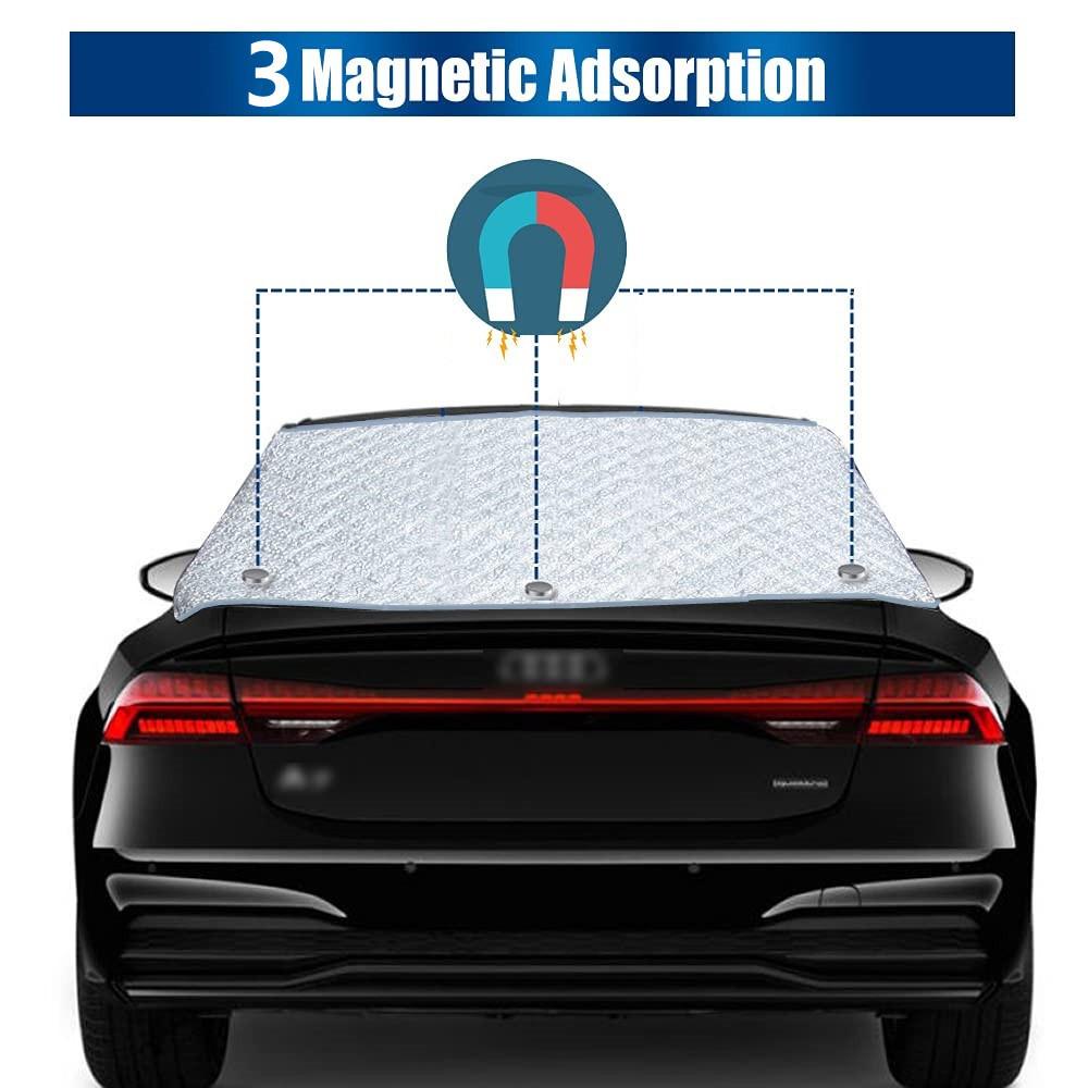 Car Rear Windshield Snow Cover Outdoor Waterproof Anti Ice Frost Auto Protector Winter Automobiles Exterior Cover with