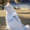 Escape-Proof Cat Harness with Leash - Cute Bear Design Lightweight Comfortable Pet Vest