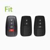 Fit For  Toyota RAV4 Aluminum Case Cover Car Key Holder Carbon fiber look