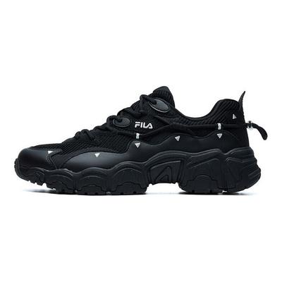 Pata de Gato 2 Moderno Chic Tela Cuero Sintético Tpu Cómodo Versátil Zapatillas Bajas de Papá Zapatillas de Hombre Negro F12M124144FBK
