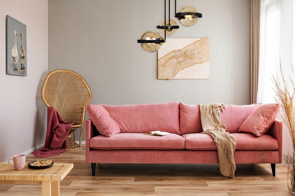 MODERN HONEY GLASS RING HANGING LAMP