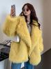 Women's Winter Lambswool Thick Cardigan Coat - New Fur Series
