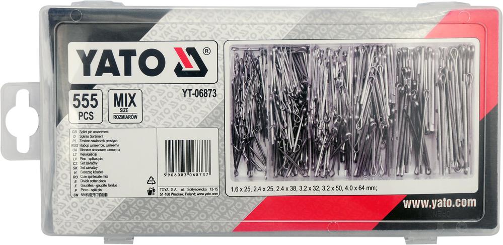 STRAIGHT PIN SET 555 PCS MIX - YT-06873