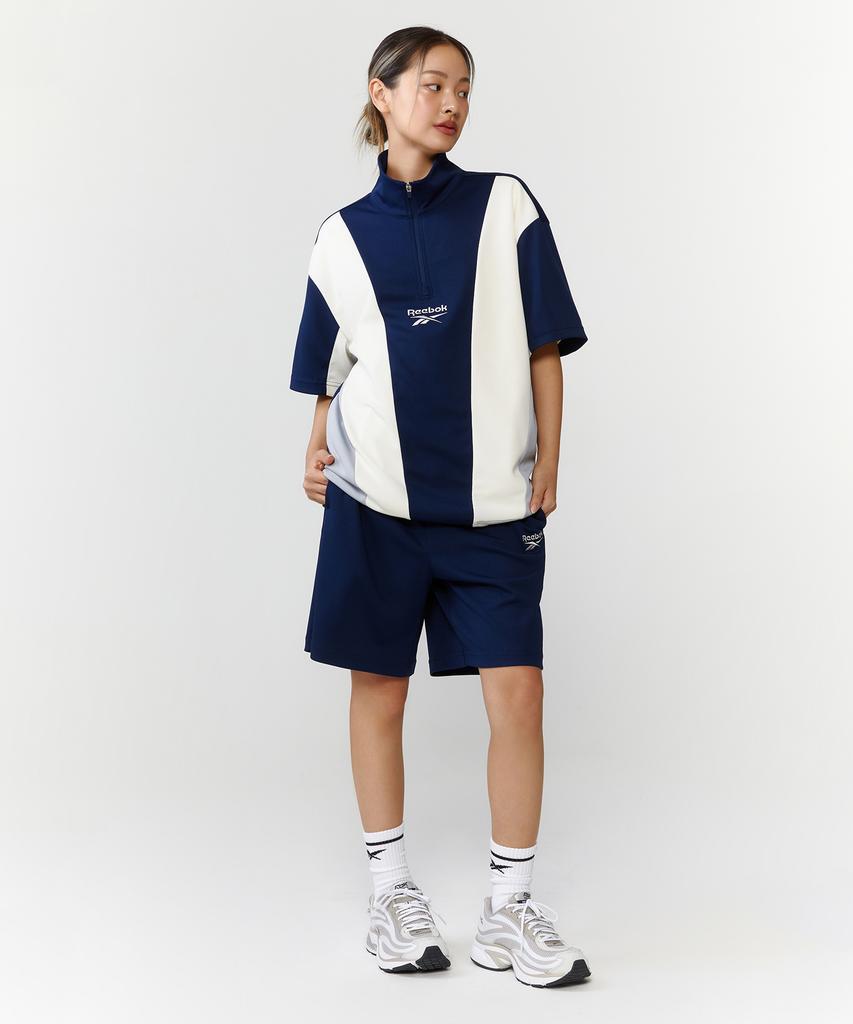 Reebok Vector Block Short Sleeve Anorak - Navy