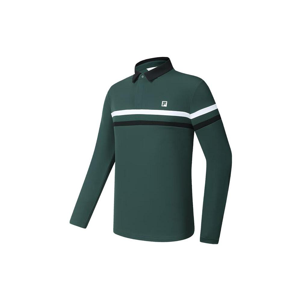 New FILA Golf Series Polo Shirt Men's Mountain Wall Green A11M415217F-KK