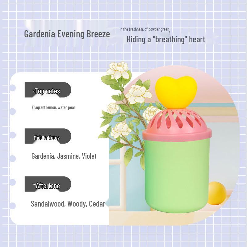 

Heart-Shaped Aromatherapy Perfume Balm: Long-Lasting Fruity Fragrance with Plant Extracts for Home, Car, and More. 260g