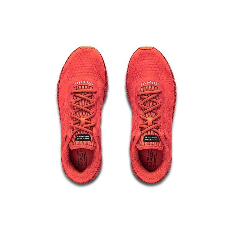 Under Armour HOVR Machina 2 Comfortable Fabric Low-Top Casual Running Shoes Unisex sneaker Venom-Red 3025202-600