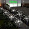 1 Pack Solar Fireworks Lights Outdoor,Holiday Lighting Firework Lights For Garden Patio,Halloween,Christmas,Wedding,Wall Decor