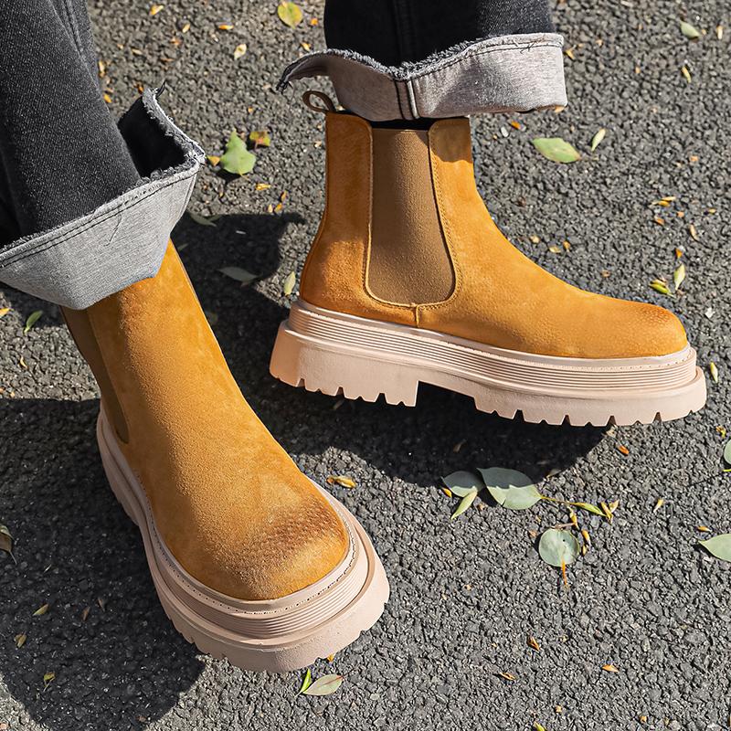 Fashion Hot Selling Autumn and winter Chelsea  Boots Europe America Designer's Outdoor Trendy Party  office Fashionable quality shoes