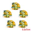 10pcs Lots Summer Wave Slippers Embroidered Patches On Clothes Shell Coral Patch Iron On Patches For Clothing Hats Jackets Diy 